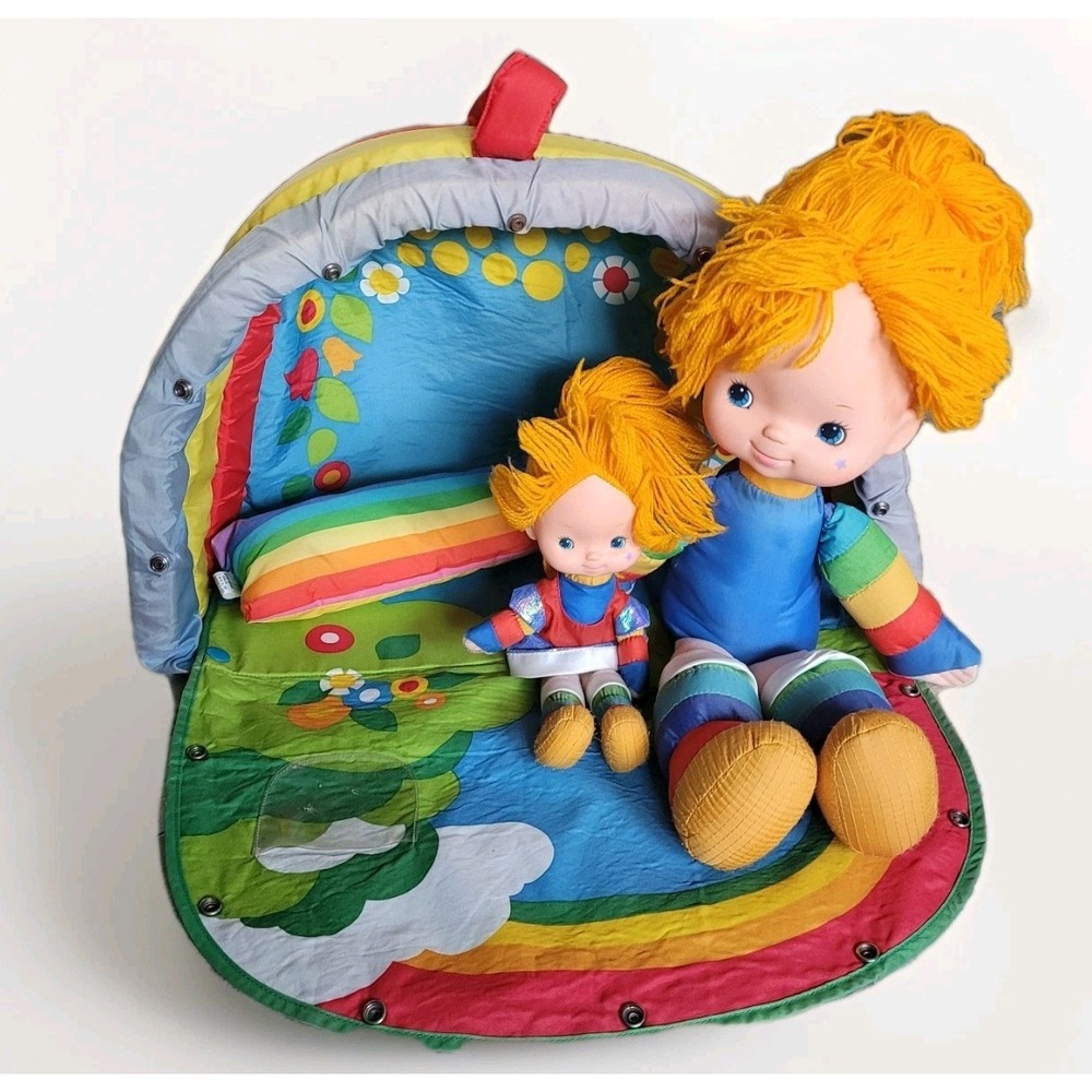 Vintage 1983 Rainbow Brite Doll Set with Original Hallmark Rainbow Case‎